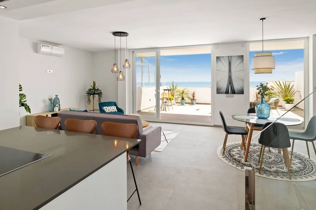 Köök - 3-Bedroom Penthouses with Sea View in Marbella