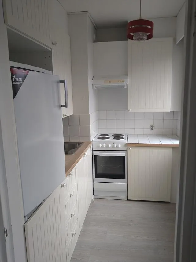 Kitchen - Modernised Studio with Sauna in Louhela, Vantaa