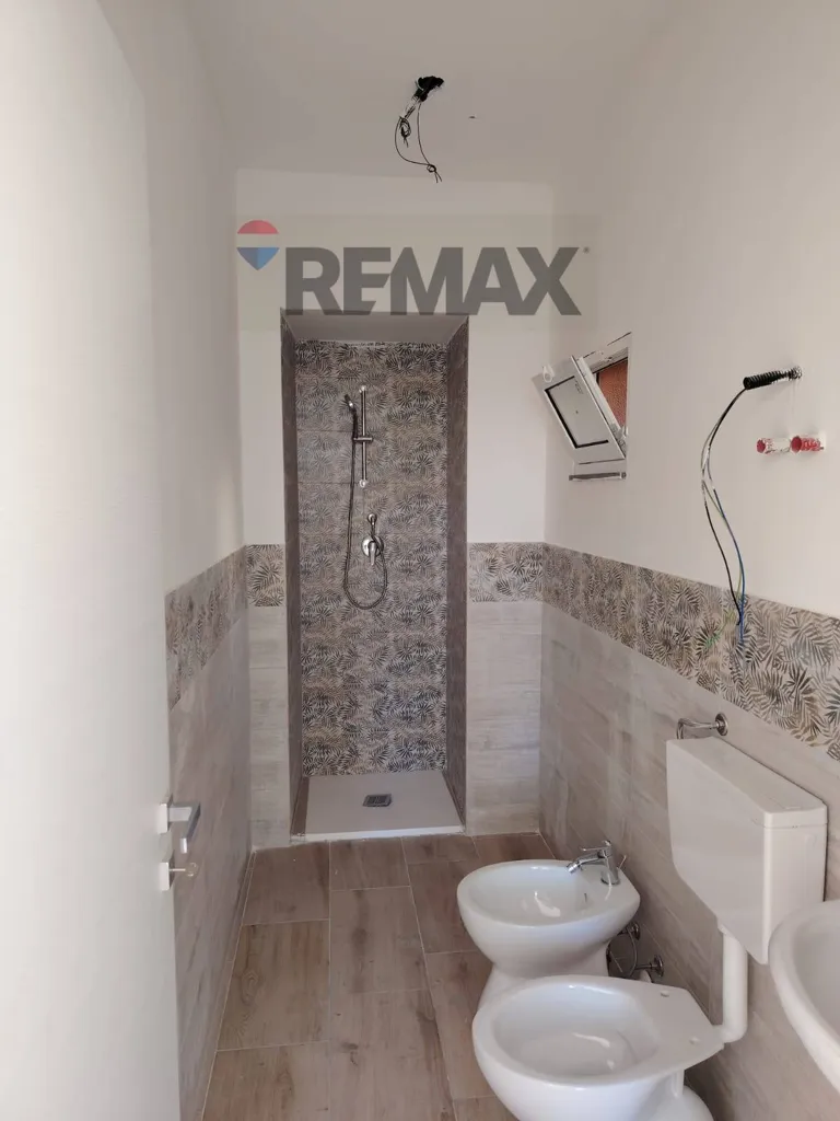 Salles de bain - Studio Flat with Private Garden in Cibali, Catania