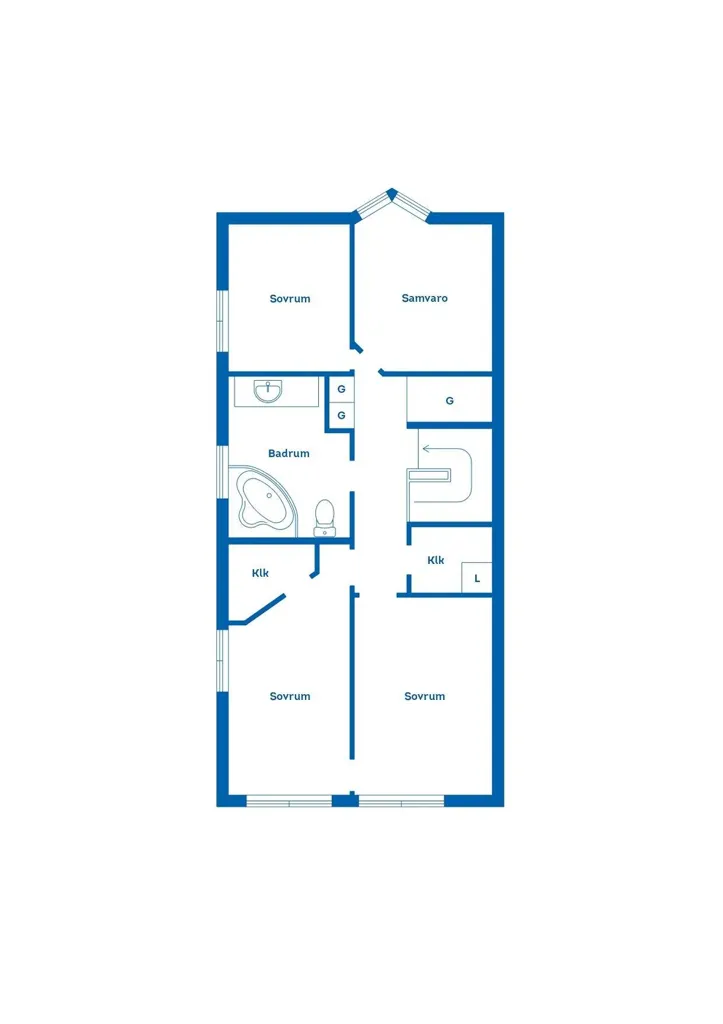 Plan - Villa with Lake View in Falun