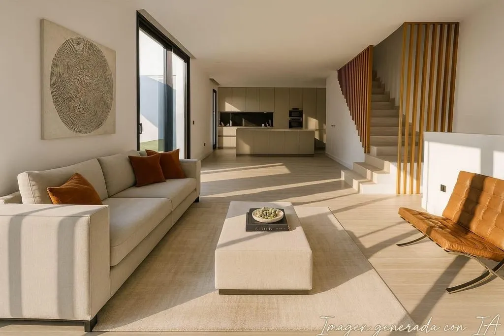 Séjour - New Chalet with Pool in Puerto de la Torre