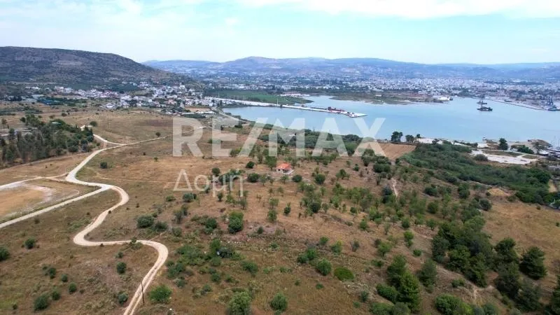 Aerial - Stone Villa with Sea View in Volos