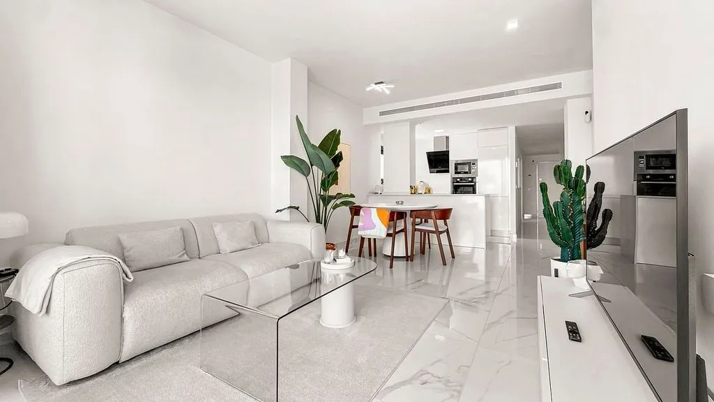 Séjour - Apartment with Pool and Terrace in Los Altos
