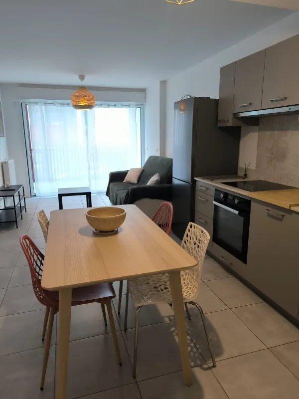 Cucina - Meubled Flat with Terrace in Anglet