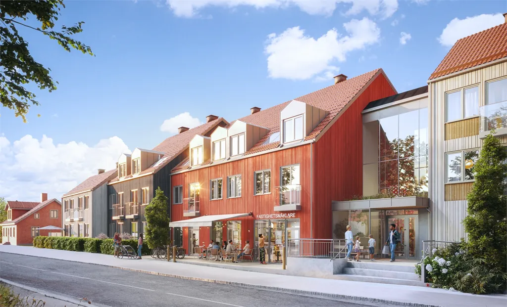 Modern Flats with Inner Courtyard in Båstad
