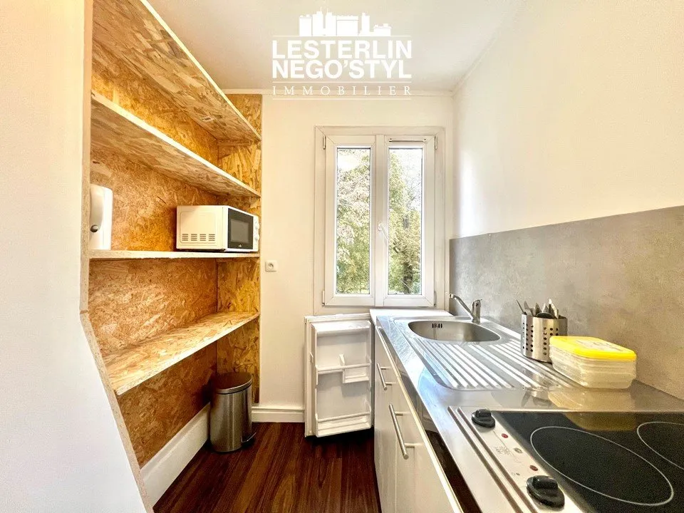 Cucina - Studio with Balcony in Harfleur Centre