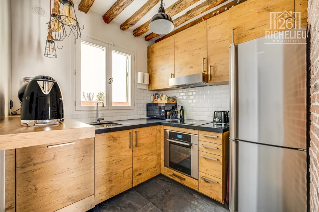 Köök - Renovated 3-Bed Apartment in Paris 2ème