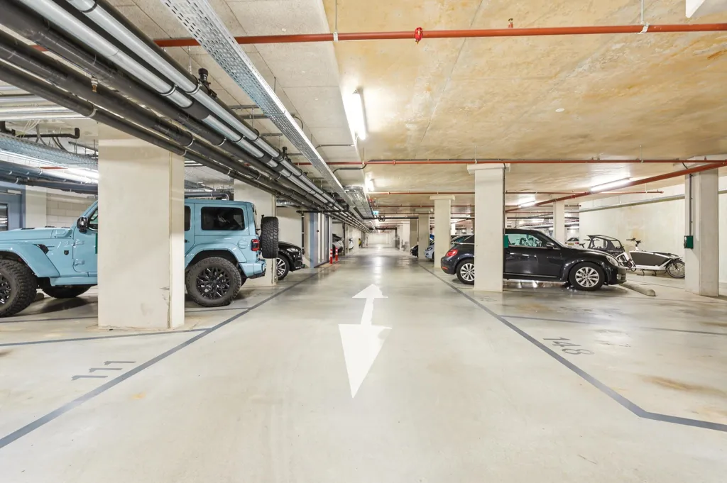 Garage - Modern Mansion with Balcony in Amsterdam