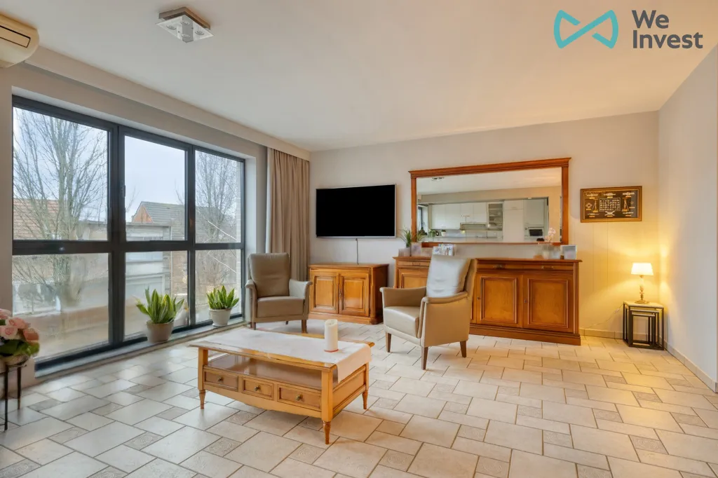 Séjour - Appartement avec Terrasse et Garage à Schoten