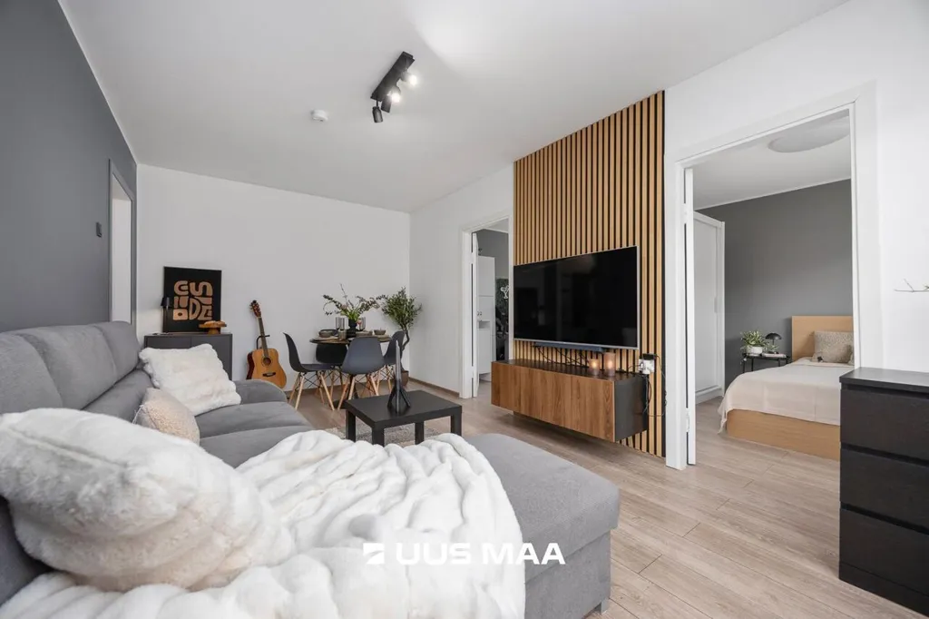Soggiorno - Remodelled Apartment in Mustamäe, Tallinn