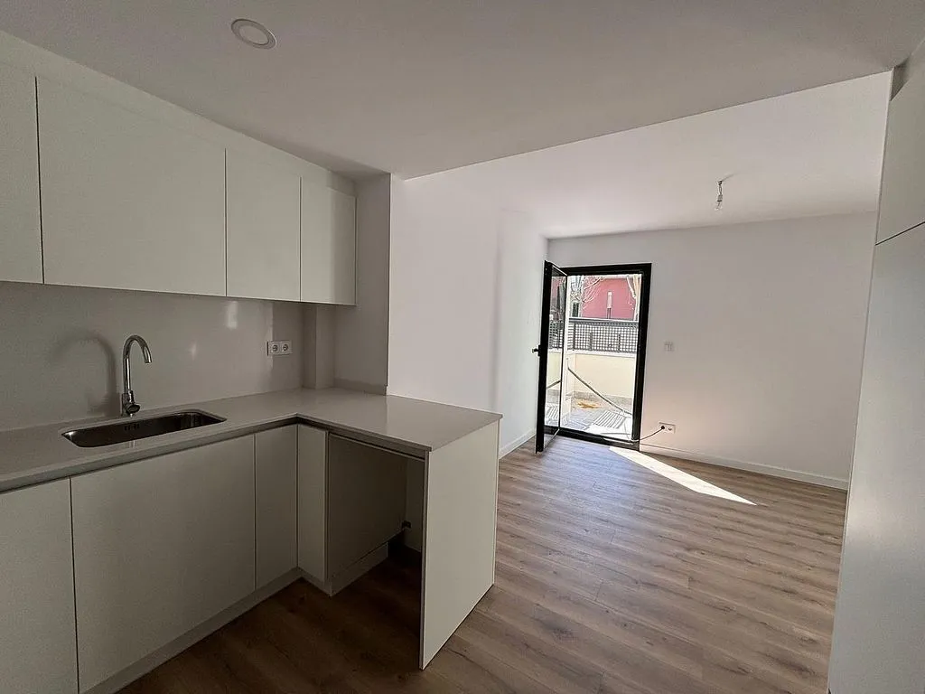Köök - Modern Flat with Air Conditioning in Sabadell
