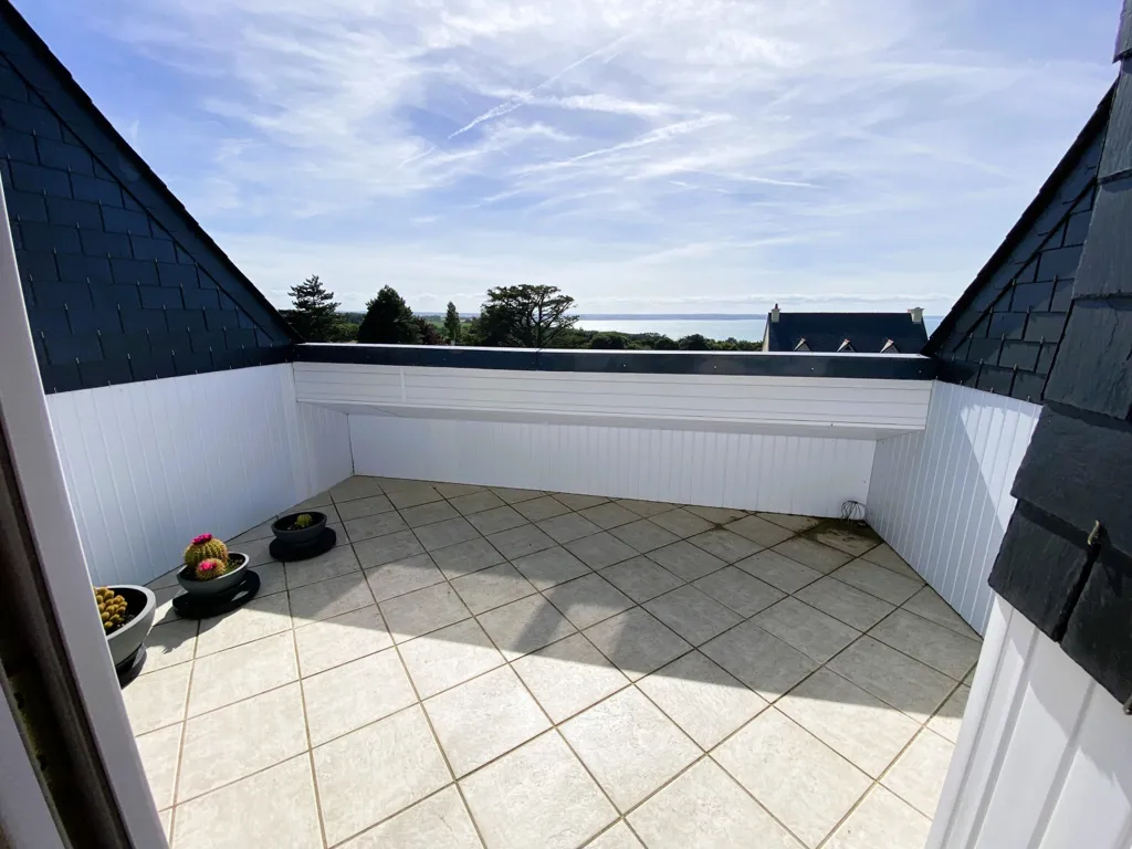 Terrasse - Maison Viagère avec Vue Mer Panoramique à Lamballe-Armor