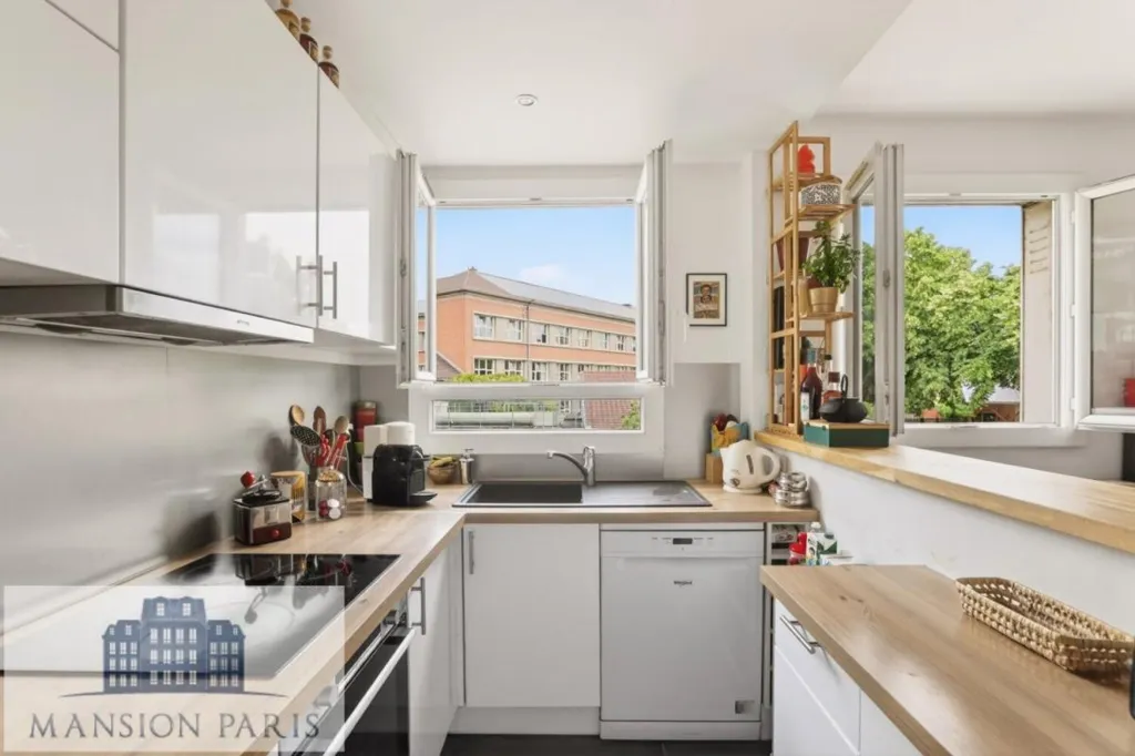 Cuisine - Appartement Traversant au Centre de Malakoff
