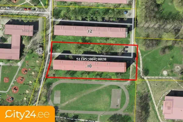 2-toaline korter asukohas Narva linn