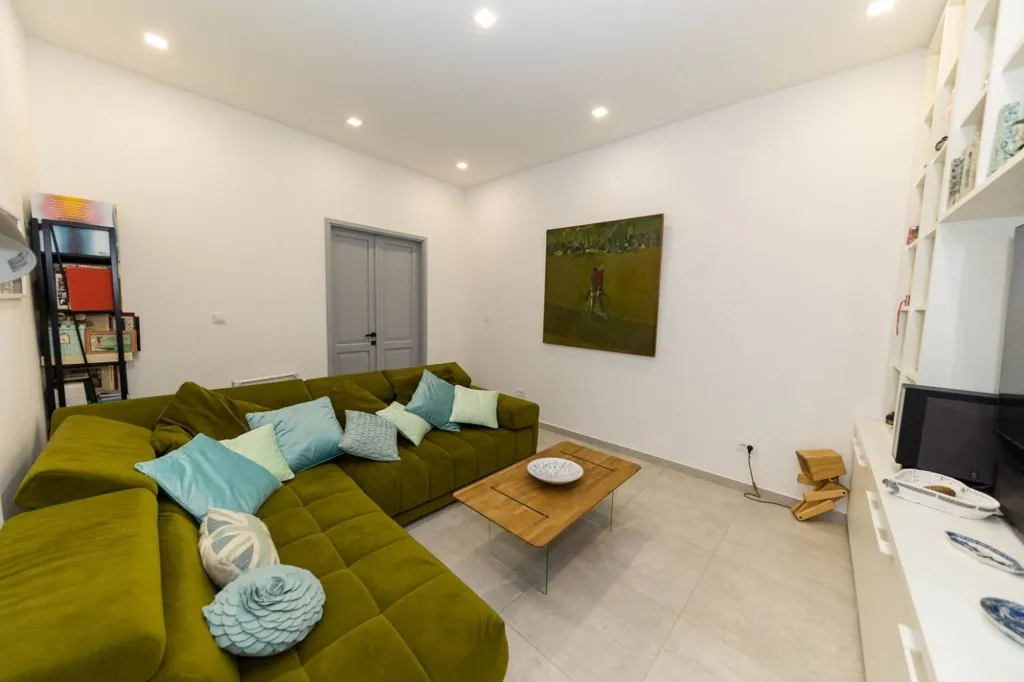 Séjour - Three-Storey Villa with Sea View in Bribir