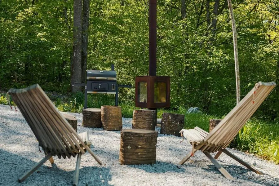 Garden - New Villa with Sauna in Beauraing