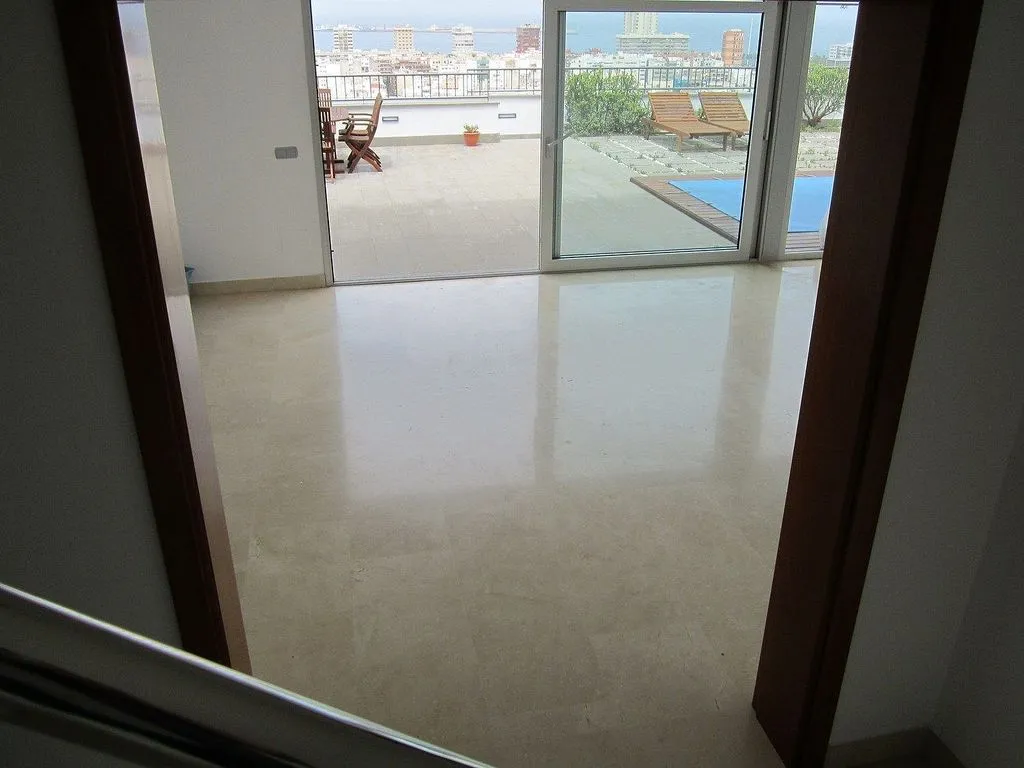 Séjour - Chalet with Sea View and Pool in Triana