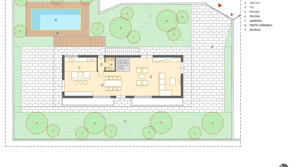 Plaan - Villa with Sea View in Mondello, Palermo