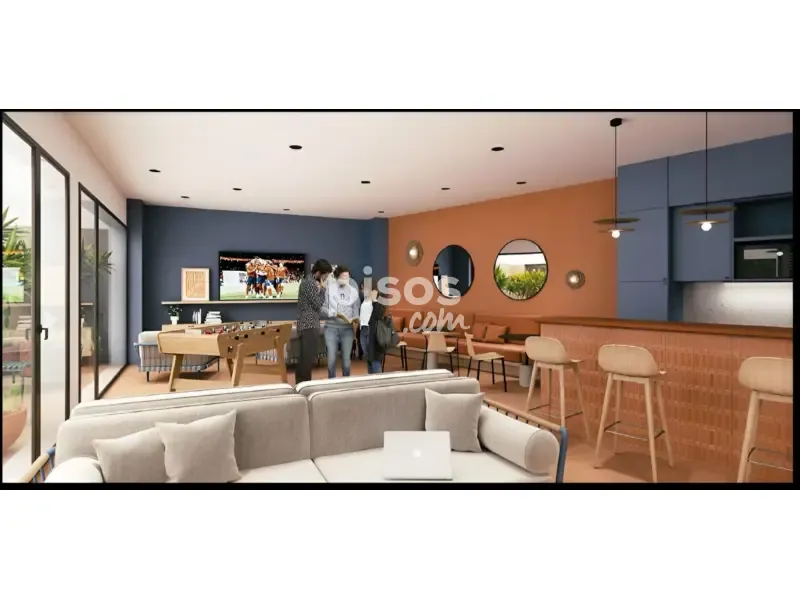 Student Studio with Air Conditioning in Poblats Marítims