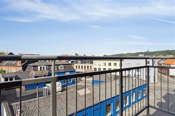 Balcony - One-Bedroom House with Pets Allowed in Vejle