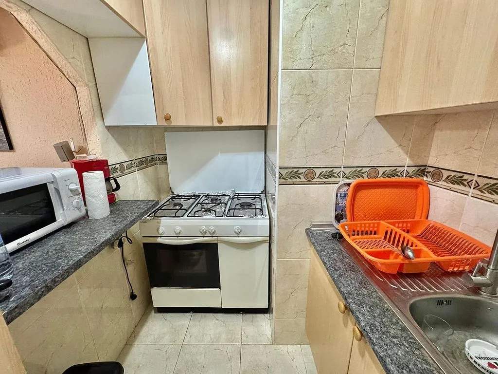 Köök - Studio with Pool and Terrace in Levante, Benidorm