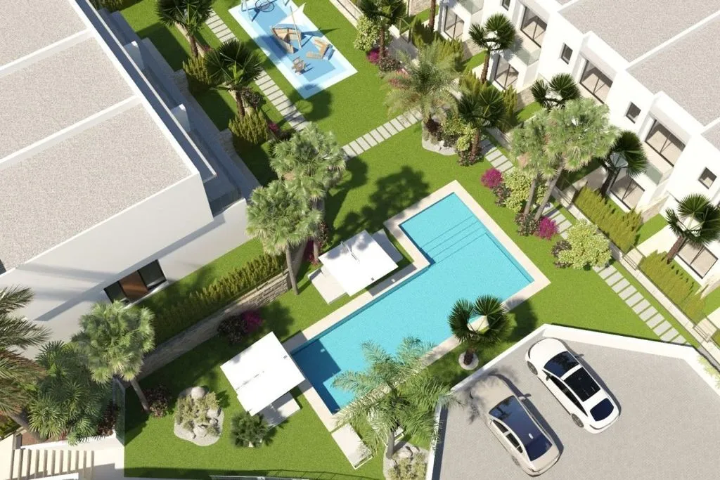 Vue aérienne - Luxury Villa with Pool in Finestrat, Valencia