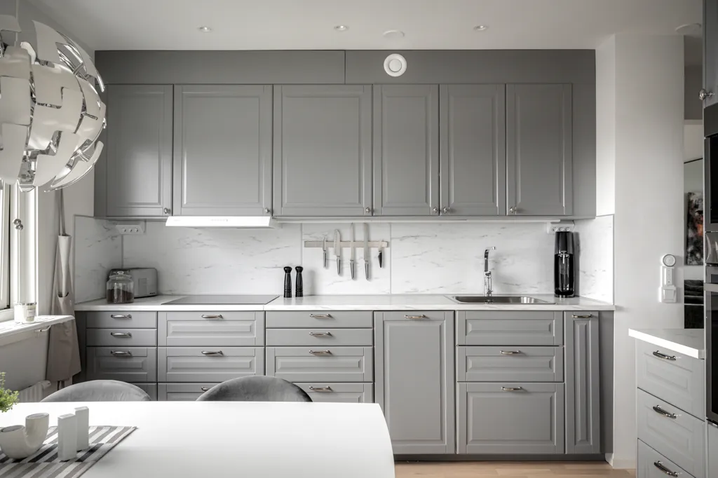 Cuisine - Renovated Two-Bedroom with Balcony in Ättekulla