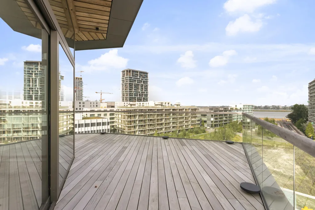 Terrasse - Penthouse avec Vue sur la Schelde à Anvers