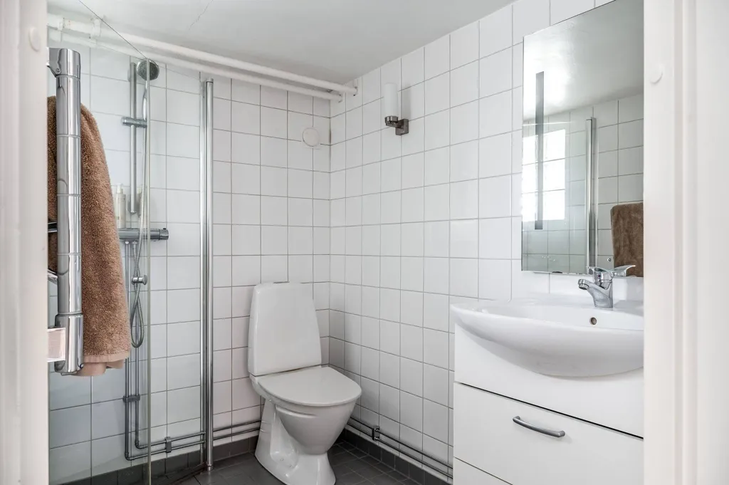 Salles de bain - Funkis Villa with Pool in Kävlinge