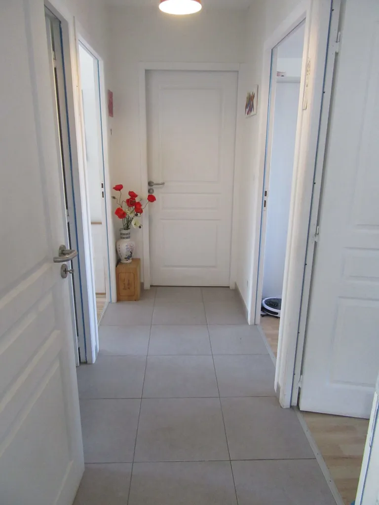 Hallway - Contemporary Villa with Garden in Nauviale