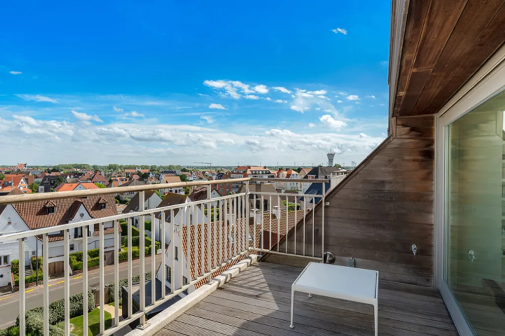 Balcon - Penthouse Ensoleillé avec Terrasses à Knokke