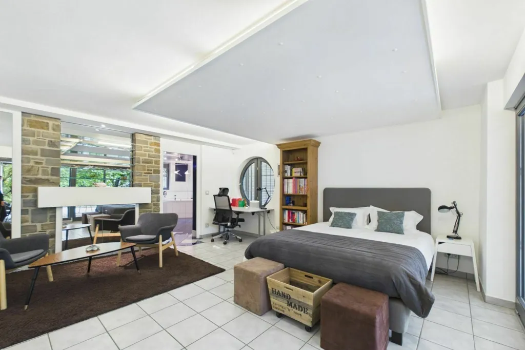 Bedrooms - Detached House with Private Duplex in Mersch
