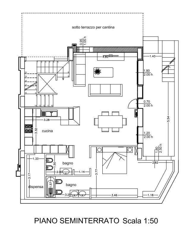 Floor Plan - Modern Villa with Garden in Poggio Imperiale, Florence