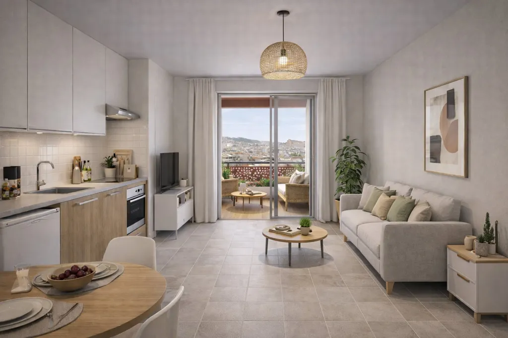 Soggiorno - New Studio in La Timone, Marseille