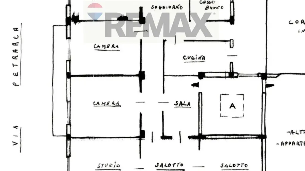 Plaan - Rustic-Style Apartment with Balcony in Palermo
