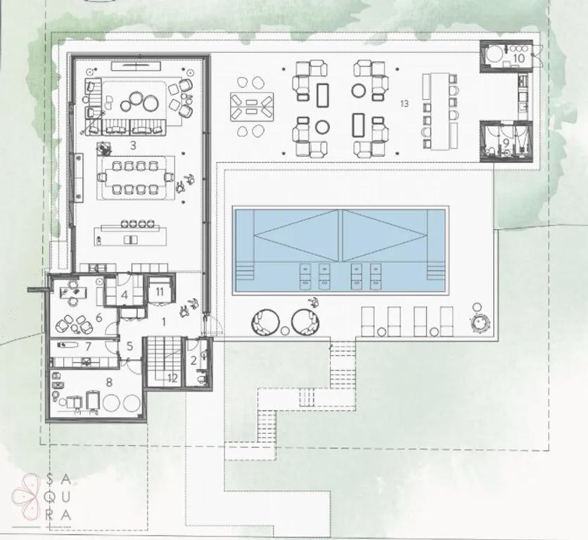 Plan - Contemporary Villa with Golf View in Sotogrande