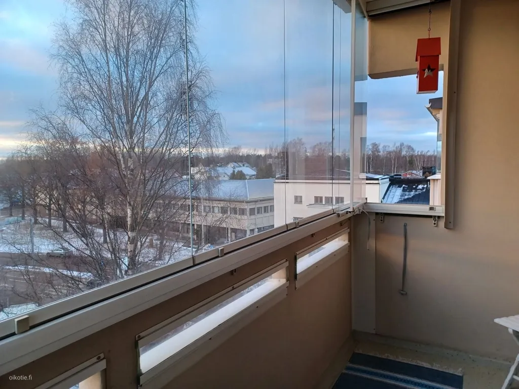 Balcon - 5th Floor Apartment with Balcony in Kotka