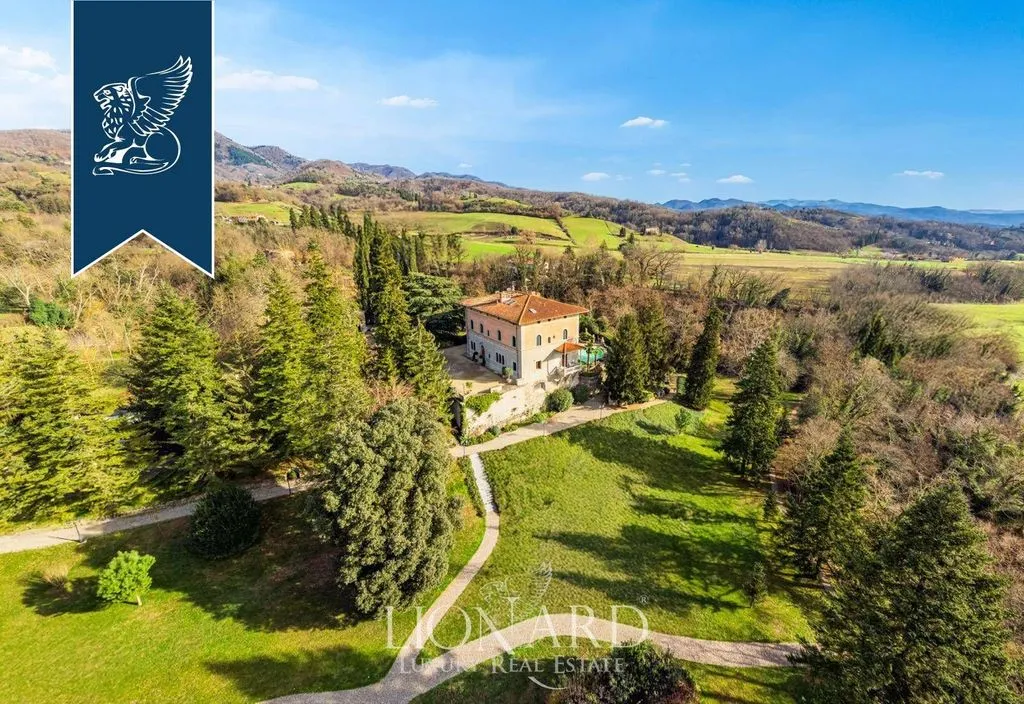 Vue aérienne - Luxury Villa with Pool in Vicchio, Florence