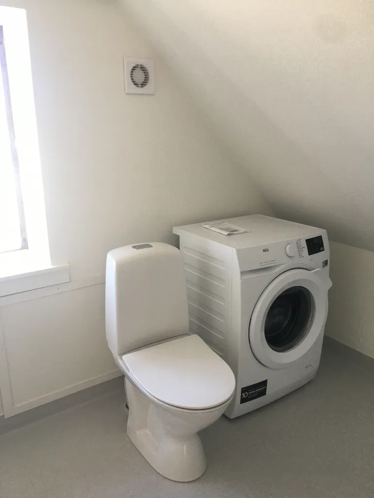 Buanderie - Light-Filled Flat with Harbour View in Svendborg
