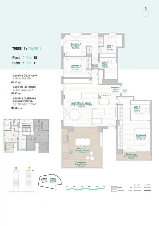 Plan - Luxury Penthouse with Sea View in Calpe
