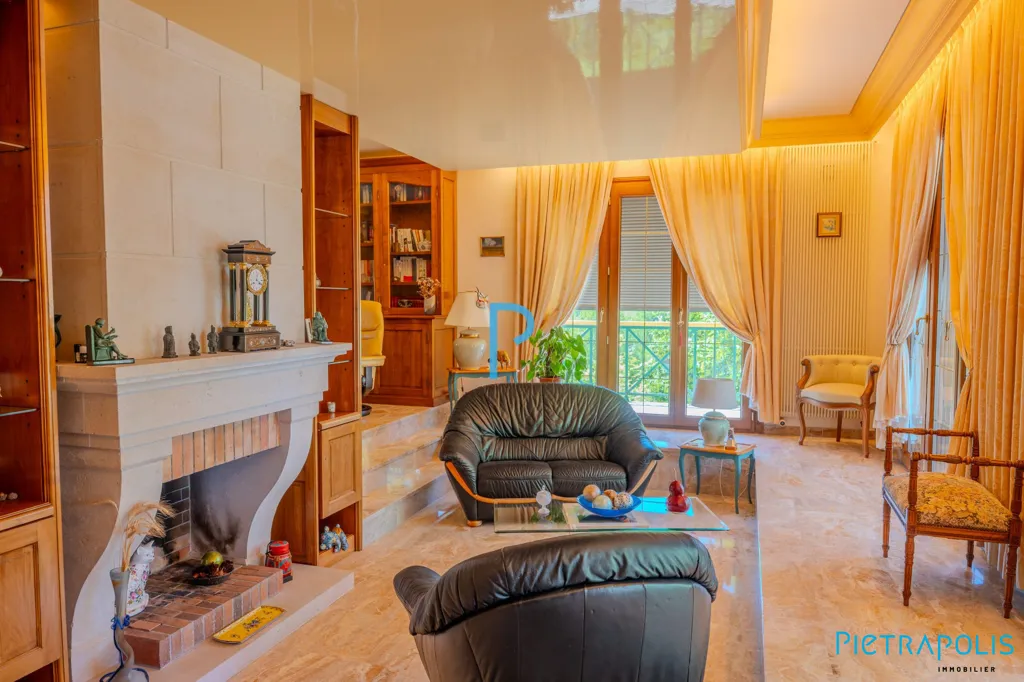 Living Room - Architect-Designed House with Garden in Thizy