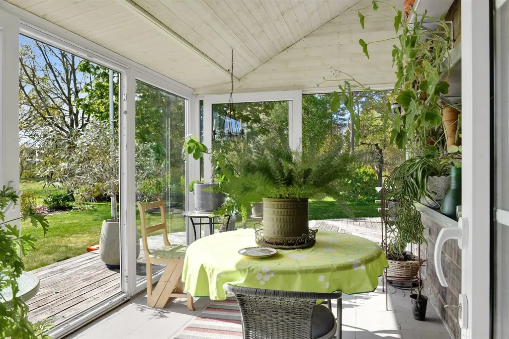 Terrasse - Villa with Garden and Views in Strö