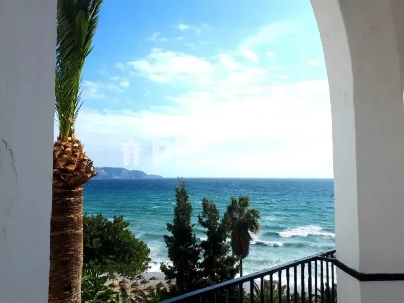 Balcony - Three-Storey House with Sea Views in Nerja