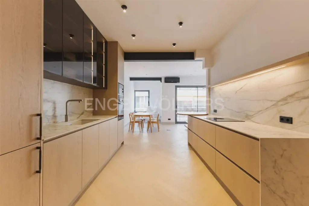 Cucina - Renovated Flat with Terrace in Valencia