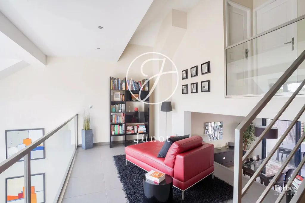 Séjour - Maison Contemporaine avec Terrasse à Chatou