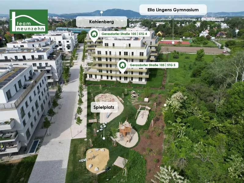 Õhuvaade - Modern Apartment with Garden in Hirschfeld