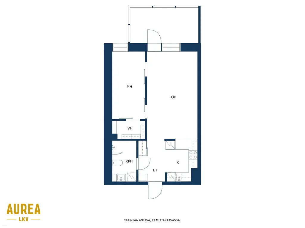 Plaan - Modern Flat with South-Facing Balcony in Oulu