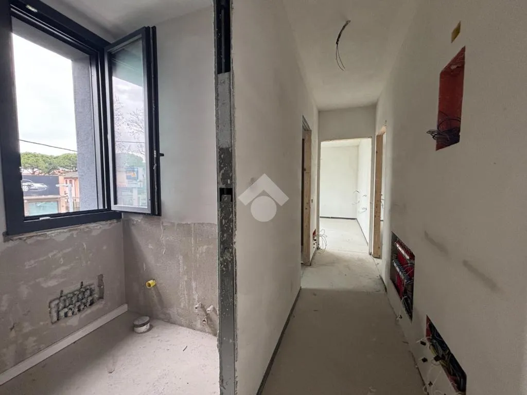 Entrée - Newly Built Apartment with Terrace in Cervia