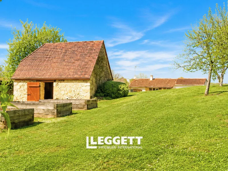 Jardin - Maison d'Architecte avec Géothermie à Sarlat