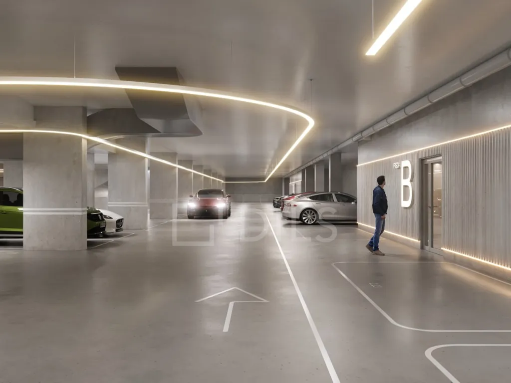 Garage - T1 Apartment with River View in Parque das Nações